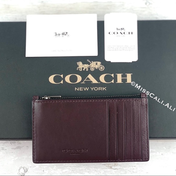 NWT COACH x Star Wars Leather Zip Card Case w/ Motif - Picture 5 of 11